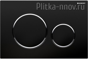 GEBERIT Sigma 20 115.882.KM.1 черный/хром глянцевый GEBERIT Sigma 20 115.882.KM.1 черный/хром глянцевый