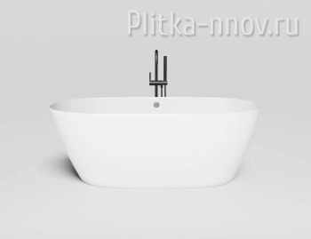 София/ Sofia Lite 165x75 103711G Белая глянцевая Ванна из искусственного камня Salini