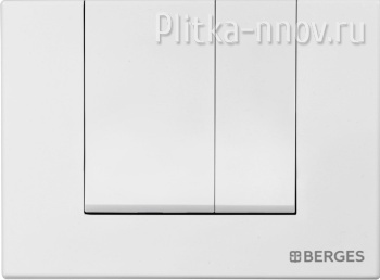 NOVUM S1 040041 BERGES белая кнопка смыва