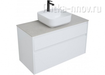 Nova Lite 90 белый (2 ящика) Тумба под раковину со столешницей( без раковины!) Aquanet Nova Lite 90 белый (2 ящика) Тумба под раковину со столешницей( без раковины!) Aquanet