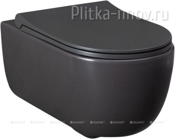 Priority 4.31001.AN антрацит Унитаз подвесной с крышкой Allen Brau Priority 4.31001.AN антрацит Унитаз подвесной с крышкой Allen Brau