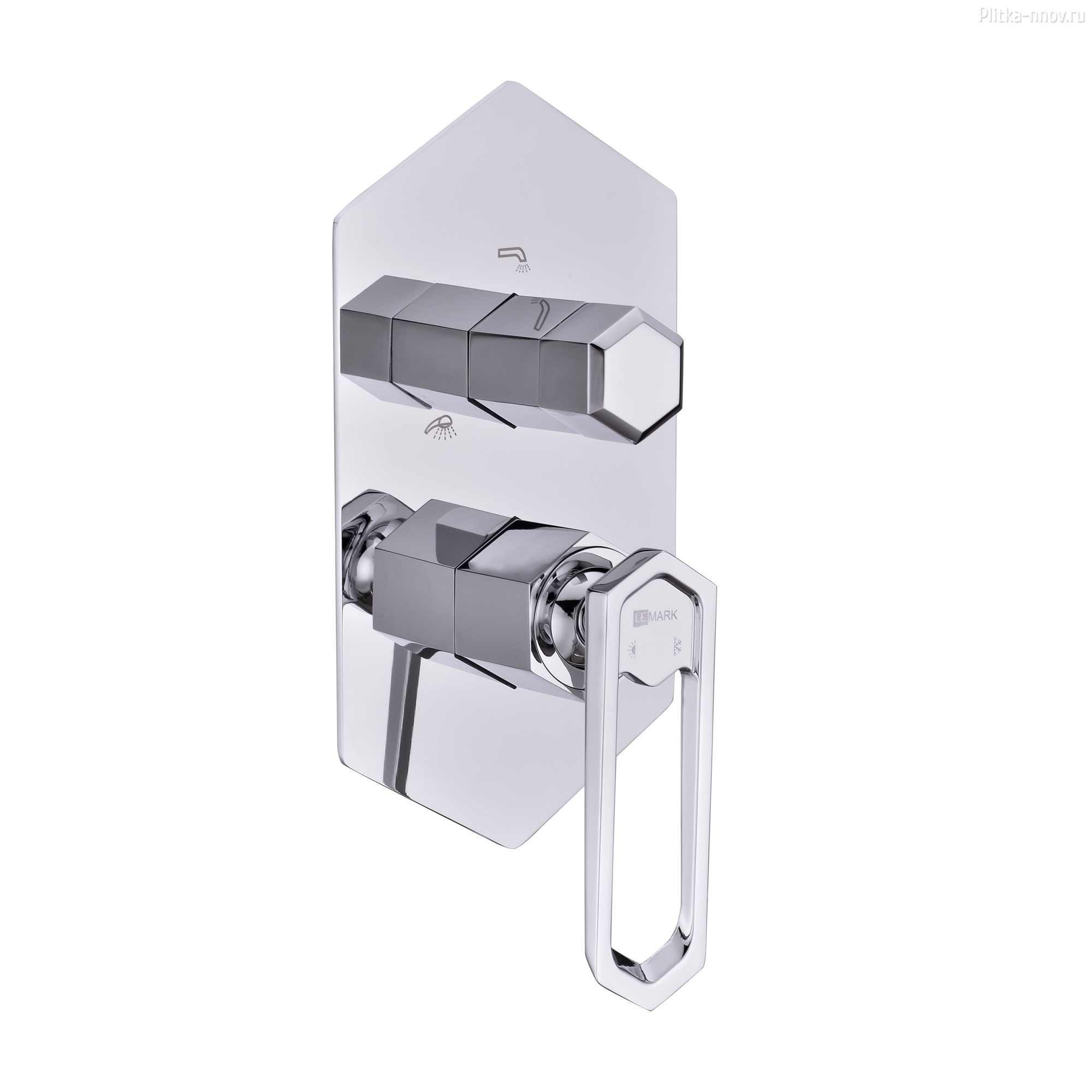 Prizma LM3922C Lemark для ванны и душа встраиваемый Prizma LM3922C Lemark для ванны и душа встраиваемый