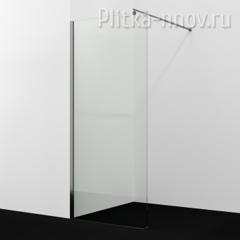 Rur 30W39GR 90 WasserKRAFT Душевая перегородка Графит/Прозрачное стекло