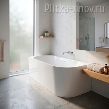 Рио Гранде 170х80 AZ-6724-2L Ванна акриловая пристенная левосторонняя Azario