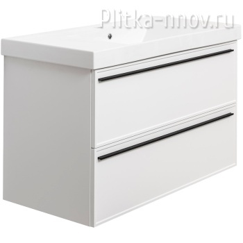 Elba 100 FNC-01-ELB-B-100-2 подвесная Белая матовая с раковиной LaFenice Elba 100 FNC-01-ELB-B-100-2 подвесная Белая матовая с раковиной LaFenice