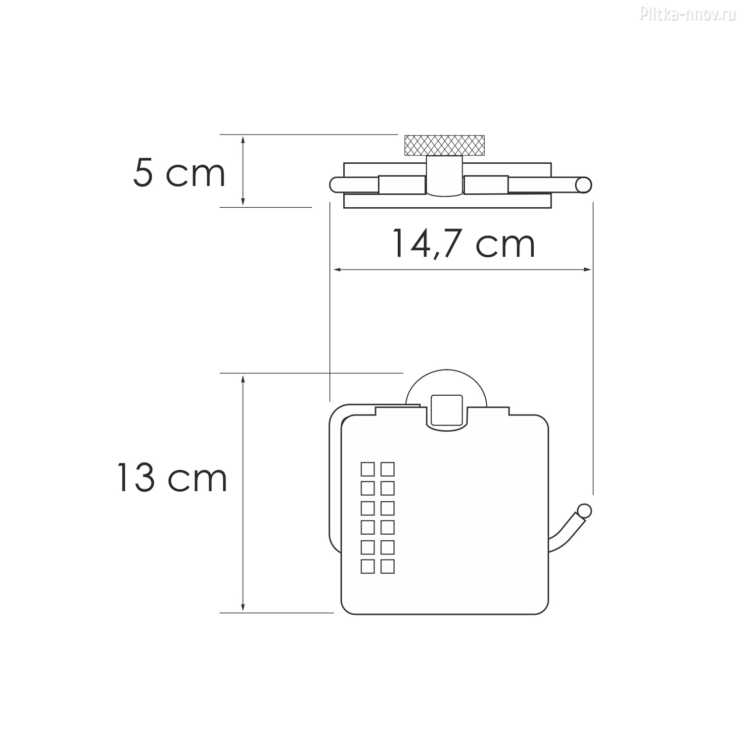 Tauber K-64425 Держатель туалетной бумаги Tauber K-64425 Держатель туалетной бумаги