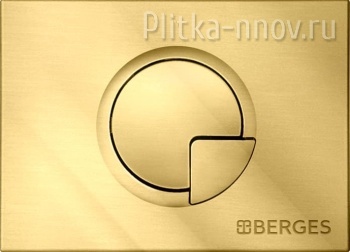 NOVUM R9 040025 BERGES золото глянец кнопка смыва