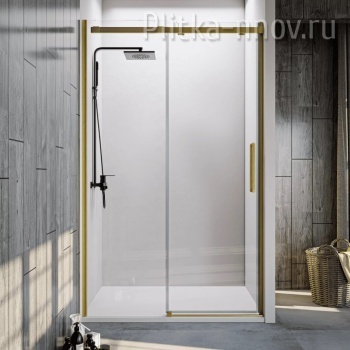 Vianno VN-70G 160 Брашированное золото Душевая дверь Veconi