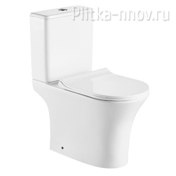 Fretta round AZ-1217 Azario унитаз-компакт безободковый