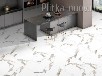 Statuario Marco Shiny Sugar 60х60 Керамогранит Ocean-ceramic