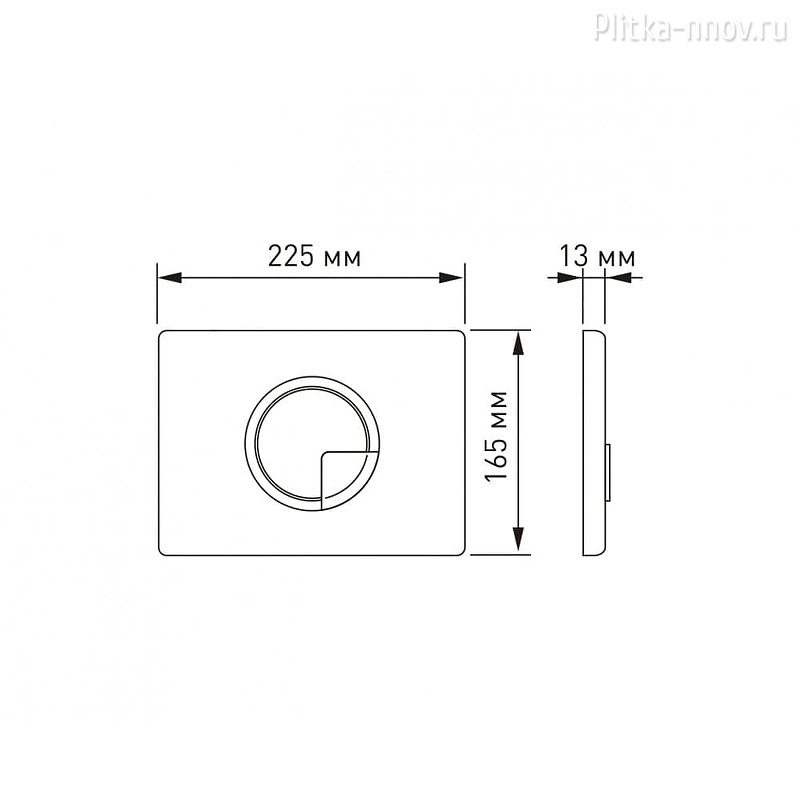 NOVUM R8 040028 BERGES бронза кнопка смыва NOVUM R8 040028 BERGES бронза кнопка смыва