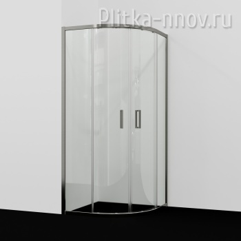 Tauber 64S23 100х100 Никель WasserKRAFT Душевой угол