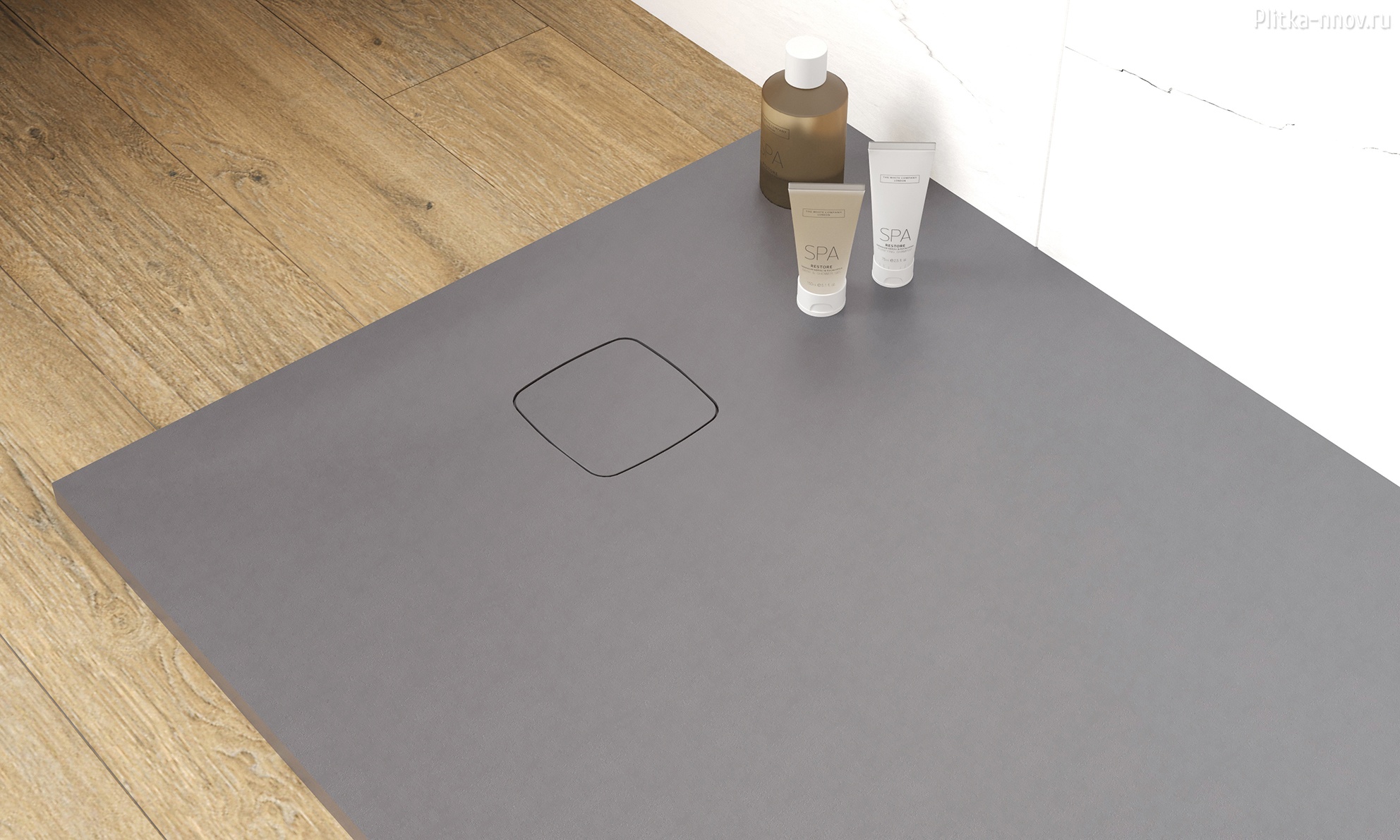Cosmo 90х90 grey Matt поддон из литьевого мрамора STAROHOME Cosmo 90х90 grey Matt поддон из литьевого мрамора STAROHOME
