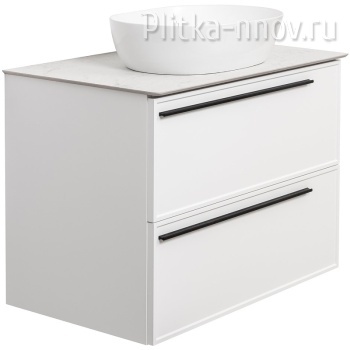 Elba 80 FNC-01-ELB-B-80-2 Тумба со столешницей Белая матовая LaFenice (БЕЗ РАКОВИНЫ) Elba 80 FNC-01-ELB-B-80-2 Тумба со столешницей Белая матовая LaFenice (БЕЗ РАКОВИНЫ)