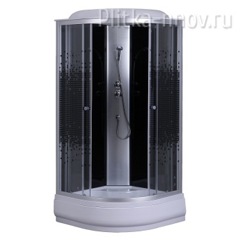CS-6610-25K 100х100 Loranto Душевая кабина поддон 13 см черный мозаичный узор CS-6610-25K 100х100 Loranto Душевая кабина поддон 13 см черный мозаичный узор
