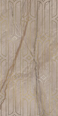 Ифран 60x119,5 KMD3STA071BR бежевый светлый глянцевый обрезной декор