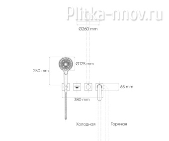 Icon 3009CB Встраиваемый комплект для ванны Icon 3009CB Встраиваемый комплект для ванны