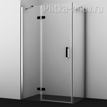 Aller 10H06LBLACK MATT 120х80 Душевой уголок, прямоугольник, с левой распашной дверью