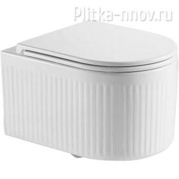 Деметра PN41121 ТОРНАДО Унитаз подвесной безободковый, сиденье микролифт Point