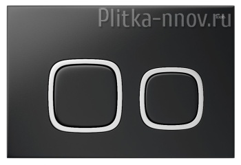 Unifix UNI04BCi77 Черная матовая Хром Клавиша смыва Iddis