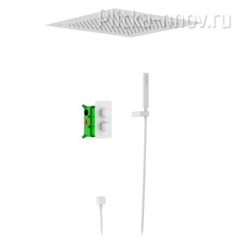 Petruma SX-5029/16SM Белый матовый Душевая система встроенная с термостатом Timo