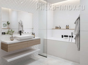 Белая планета/ White Planet 25х60 Global Tile