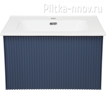 Terra 60 FNC-01-TER-BG-60 Тумба с раковиной Flat 60 подв. Синяя матовая La Fenice
