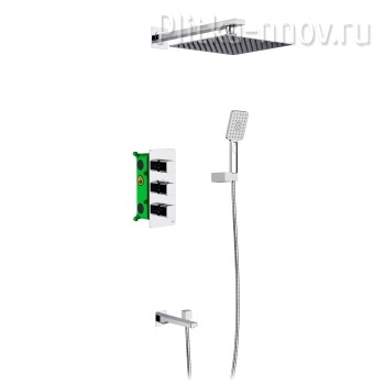 Petruma SX-5049/00SM Хром Душевая система встроенная с термостатом Timo