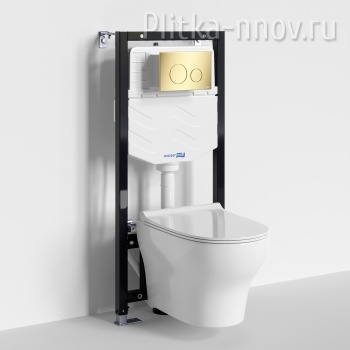 Aller 10TLT.010.ME.PG02.H001 Система инсталляции с унитазом WasserKRAFT