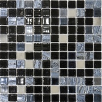 Astra BLACK 317*317 Стеклянная мозаика 