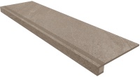 Gabbro Комплект (Ступень GB02 (33x120) непол. (прямоугол. бортик) с насечками + Подступенок (14,5x120))