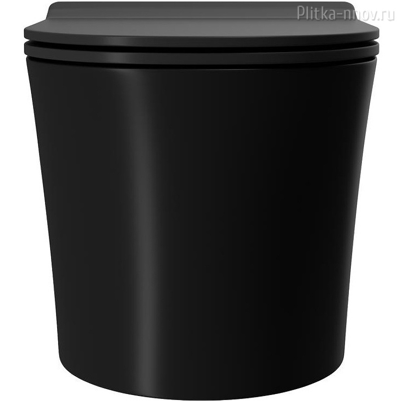 Вега PN41711BM безободковый, черн.матовый сиденье микролифт Унитаз подвесной Point Вега PN41711BM безободковый, черн.матовый сиденье микролифт Унитаз подвесной Point