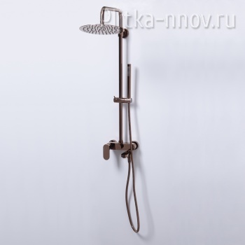 A17301 Душевая система со смесителем WasserKRAFT / Розовое золото