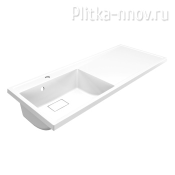Paola Magenta 1200 L левосторонняя, литьевой мрамор, белый (CS00078451) раковина над стиральной машиной Azario