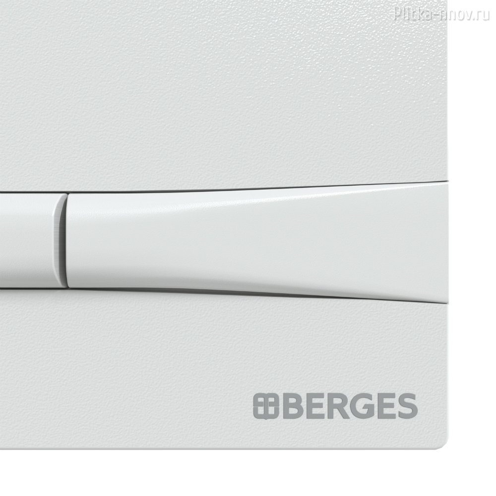 NOVUM F1 040051 BERGES белый кнопка смыва NOVUM F1 040051 BERGES белый кнопка смыва