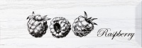 Fruit Laguna Raspberry Decor 10х30 Плитка глянцевая Monopole