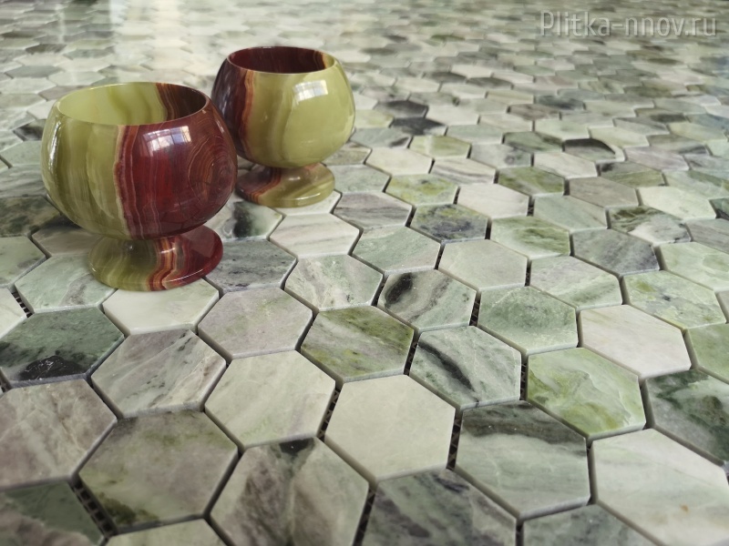 Pietrine Hexagonal Caramelle mosaic (натуральный камень, шестиугольная форма) Pietrine Hexagonal Caramelle mosaic (натуральный камень, шестиугольная форма)