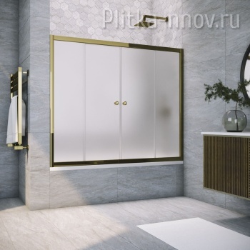 Z2V TUR NOVO 150 05 10, профиль бронза, стекло сатин Vegas-Glass