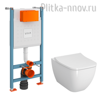 Shift 9855B003-7207 комплект 3 в 1 с сиденьем микролифт безободковый Rim-ex VitrA