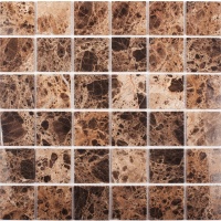 Classic DARK EMPERADOR POLISHED 48х48 Wild Stone натур.мрамор Starmosaic