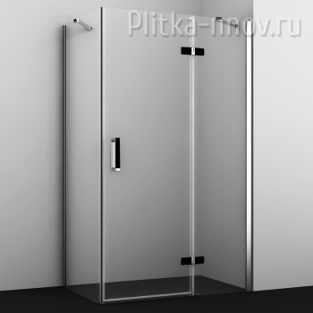 Aller 10H06RBLACK MATT 120х80 Душевой уголок, прямоугольник, с правой распашной дверью