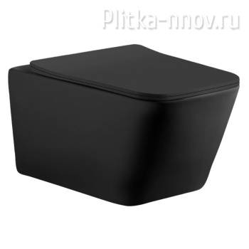 Tavr-W BL-103N-WHT black черный матовый Rimless Aquanet унитаз подвесной