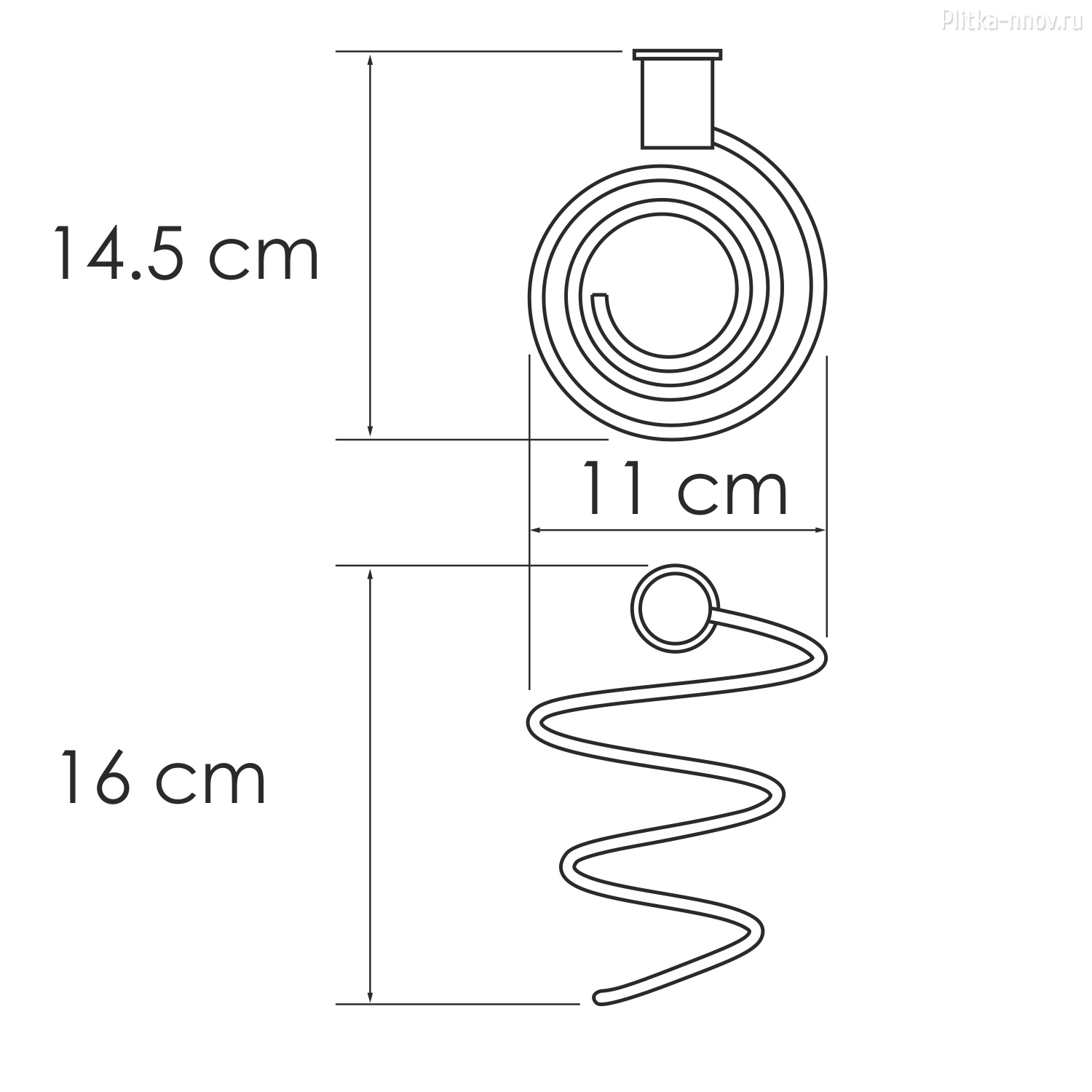 K-1080NICKEL Держатель фена WasserKRAFT K-1080NICKEL Держатель фена WasserKRAFT