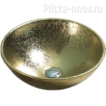 CeramaLux 7226SJ 41x41 раковина-чаша золото