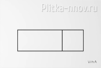 Root Square 740-2300 глянцевая белая Vitra кнопка смыва