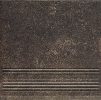 Ступень Ceramika Paradyz Scandiano Brown stopnica prosta 30x30