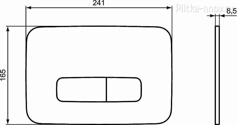 Oleas M3 R0123AA Хром Кнопка смыва Ideal Standard Oleas M3 R0123AA Хром Кнопка смыва Ideal Standard