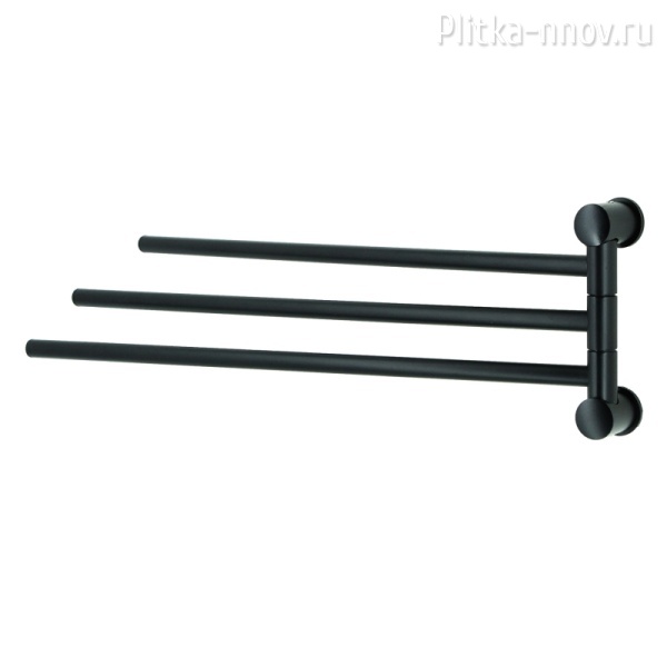 K-1033BLACK Держатель полотенец тройной WasserKRAFT K-1033BLACK Держатель полотенец тройной WasserKRAFT