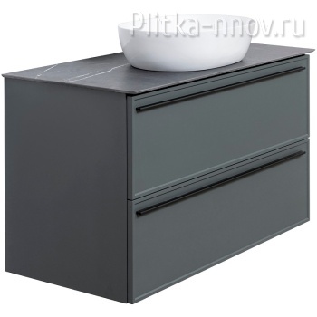 Elba 100 FNC-01-ELB-G-100-2 Тумба со столешницей Серая матовая LaFenice (БЕЗ РАКОВИНЫ) Elba 100 FNC-01-ELB-G-100-2 Тумба со столешницей Серая матовая LaFenice (БЕЗ РАКОВИНЫ)