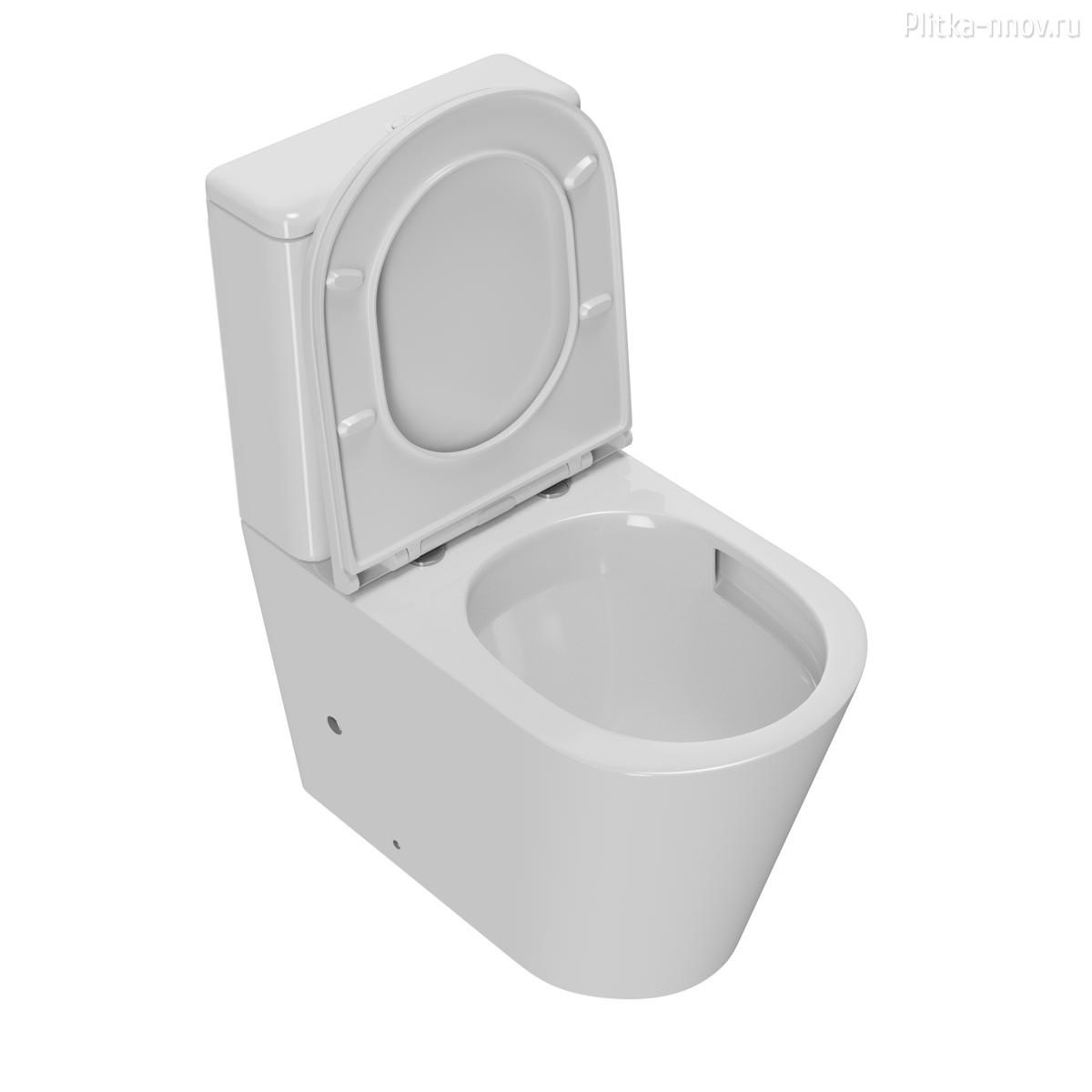 Сатурн PN42901 ТОРНАДО безободковый, сиденье микролифт Унитаз Point Сатурн PN42901 ТОРНАДО безободковый, сиденье микролифт Унитаз Point